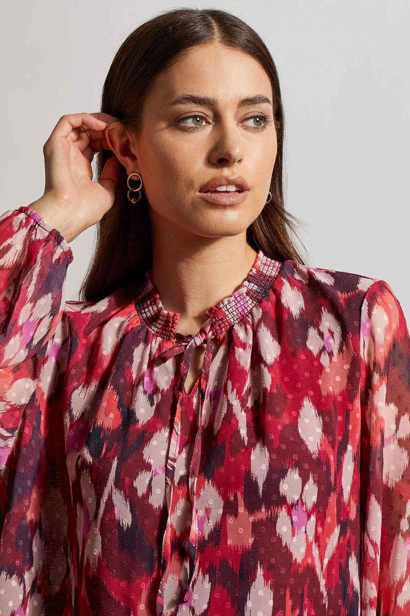 TR5310o Puff Slv Blouse - kc clothing