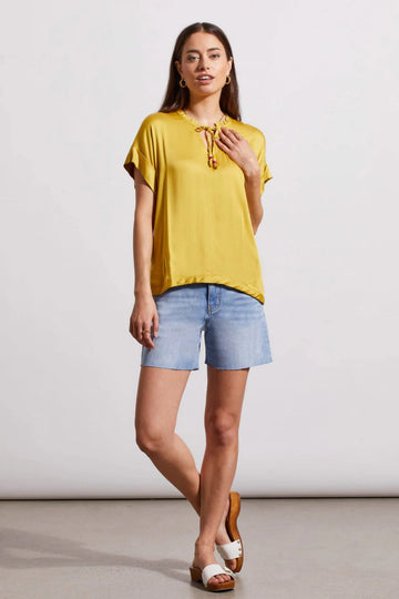 TR5483o Pleat Detail Blouse - kc clothing