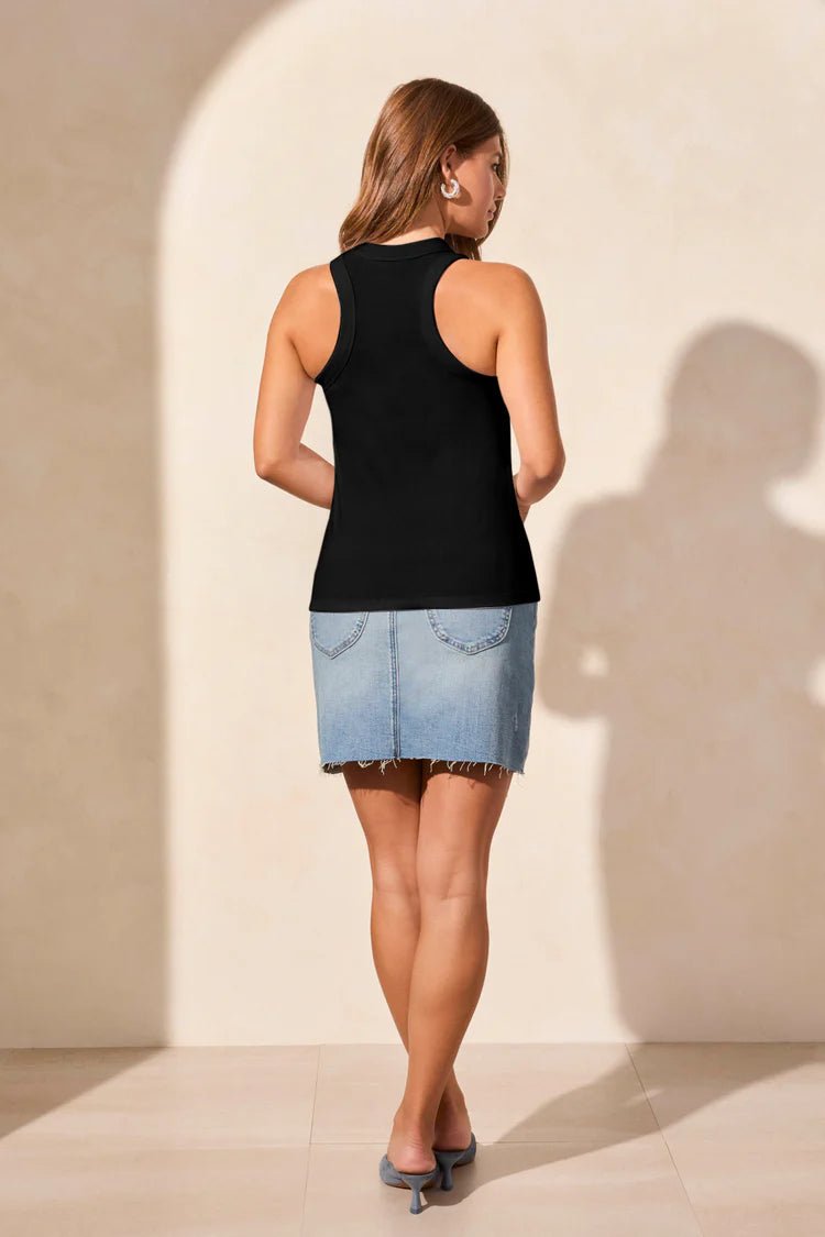 TR5808o Racerback Fitted Tank Top - kc clothing