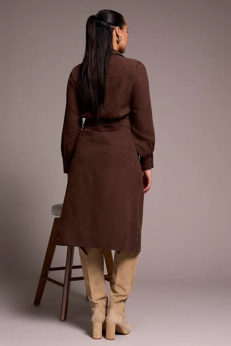 TR6020o L/S Shirt Dress - kc clothing