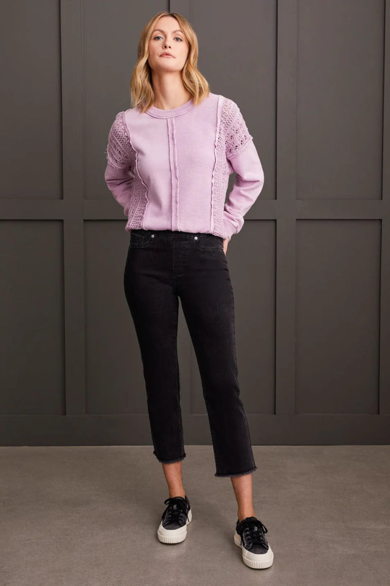 TR6733o Audrey Pull On Straight Leg Denim - kc clothing