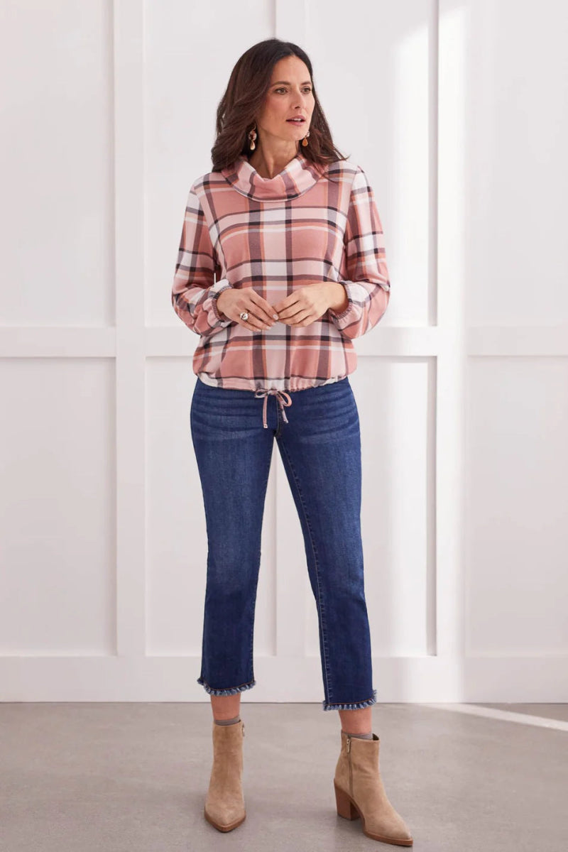 TR6733o Audrey Pull On Straight Leg Denim - kc clothing