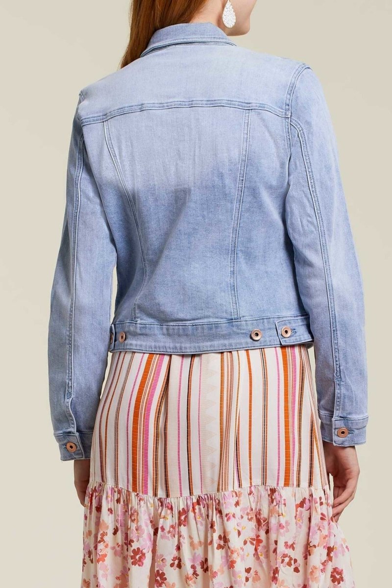 TR7489o Classic Denim Jacket W/ Pockets - kc clothing