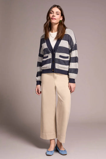 TR2253o L/S Button Front Cardigan