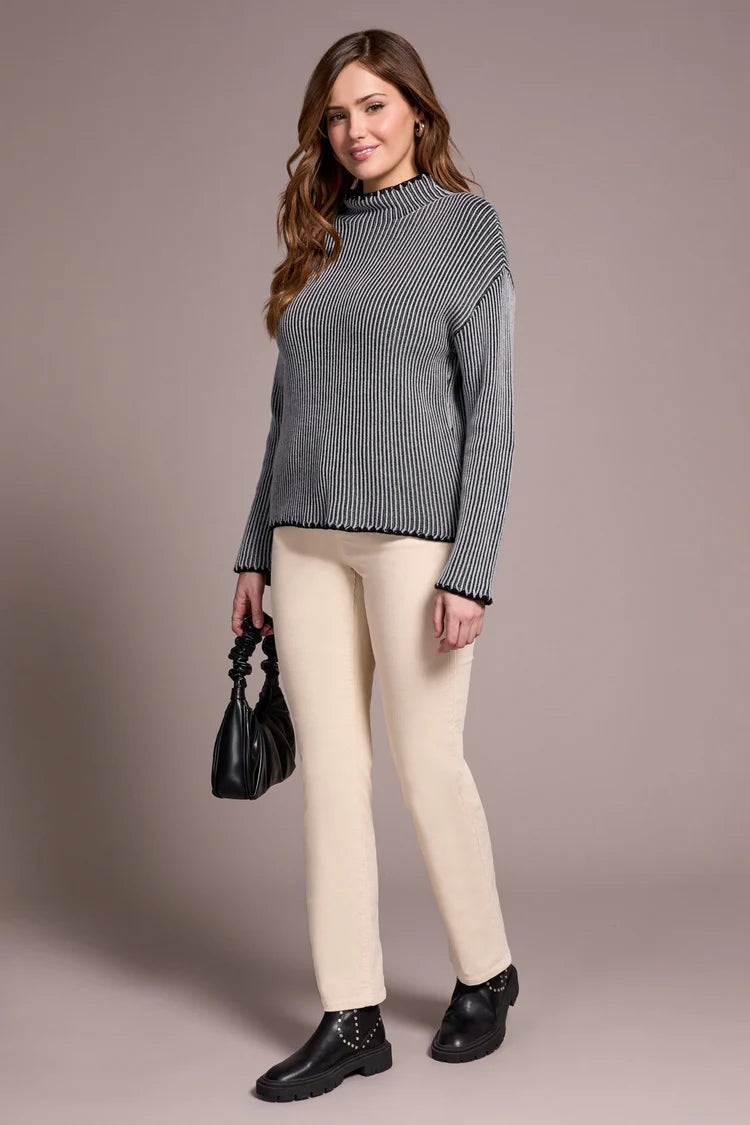 TR2255o L/S Funnel Neck Sweater