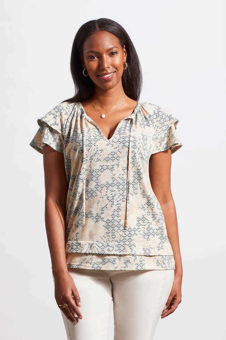 Grey peasant blouse sales