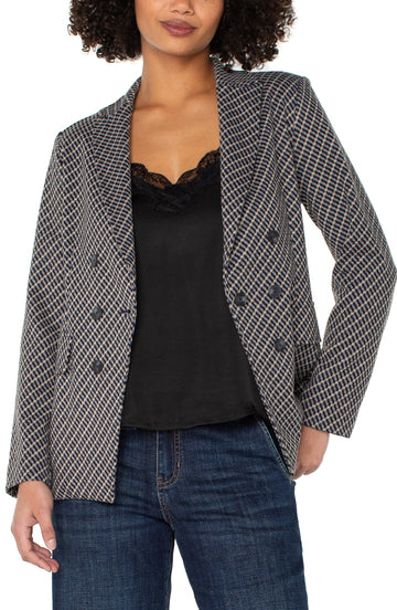 LP1B42 Faux Double Button Blazer