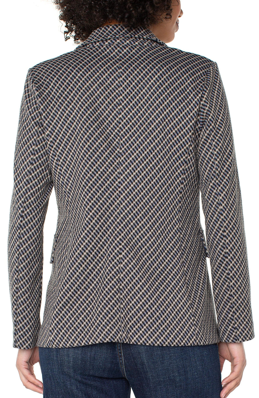 LP1B42 Faux Double Button Blazer