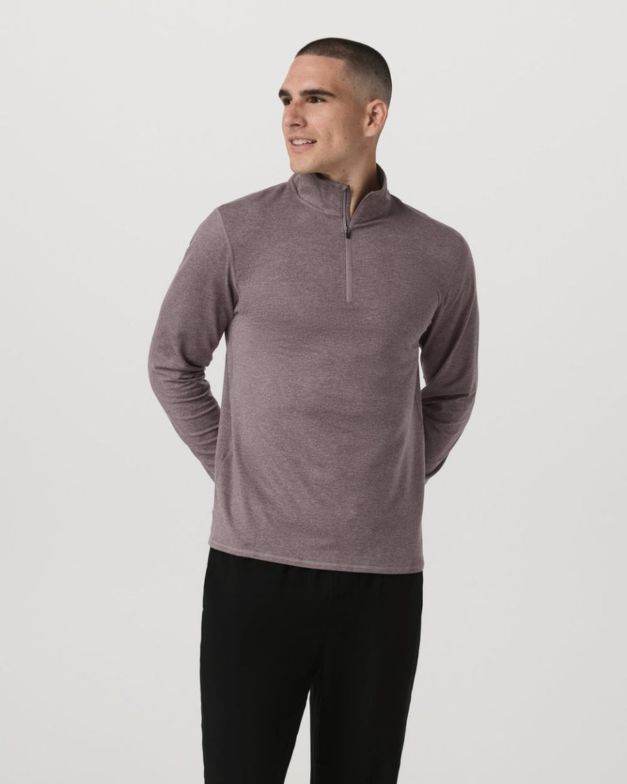 V2039 Ponto 1/2 Zip Mock Neck - kc clothing