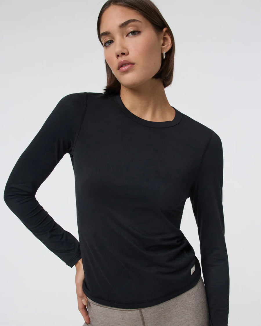 VW1227 L/S Lux Crew Tee - kc clothing