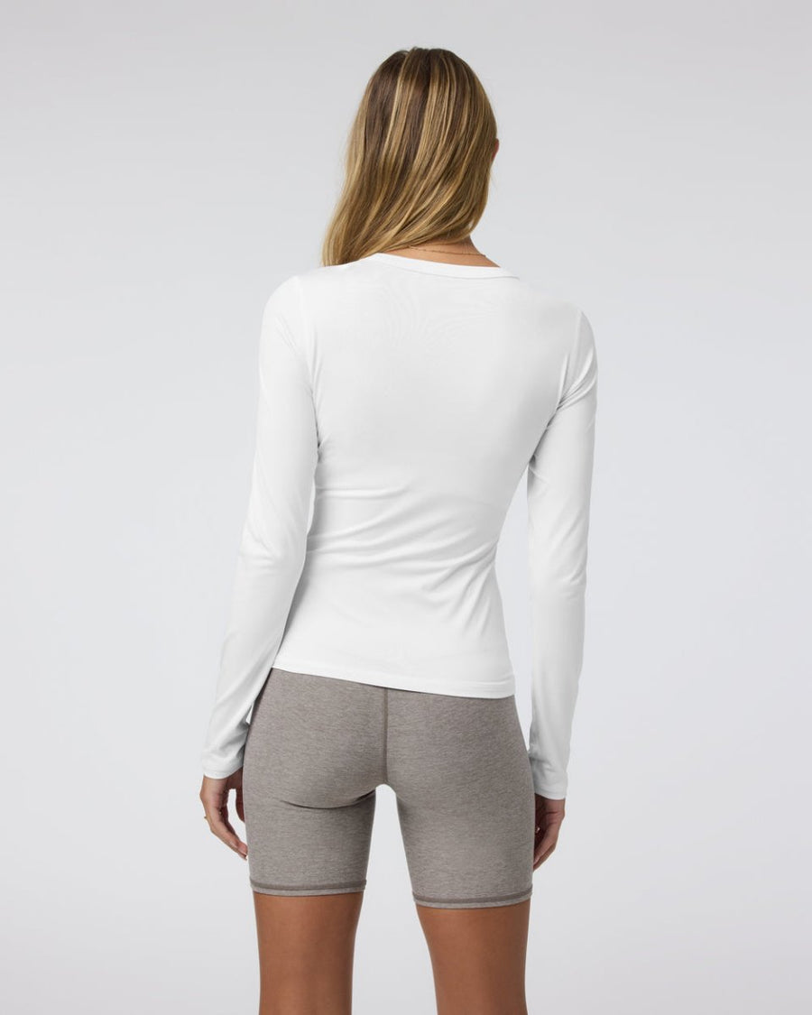 VW1227 L/S Lux Crew Tee - kc clothing