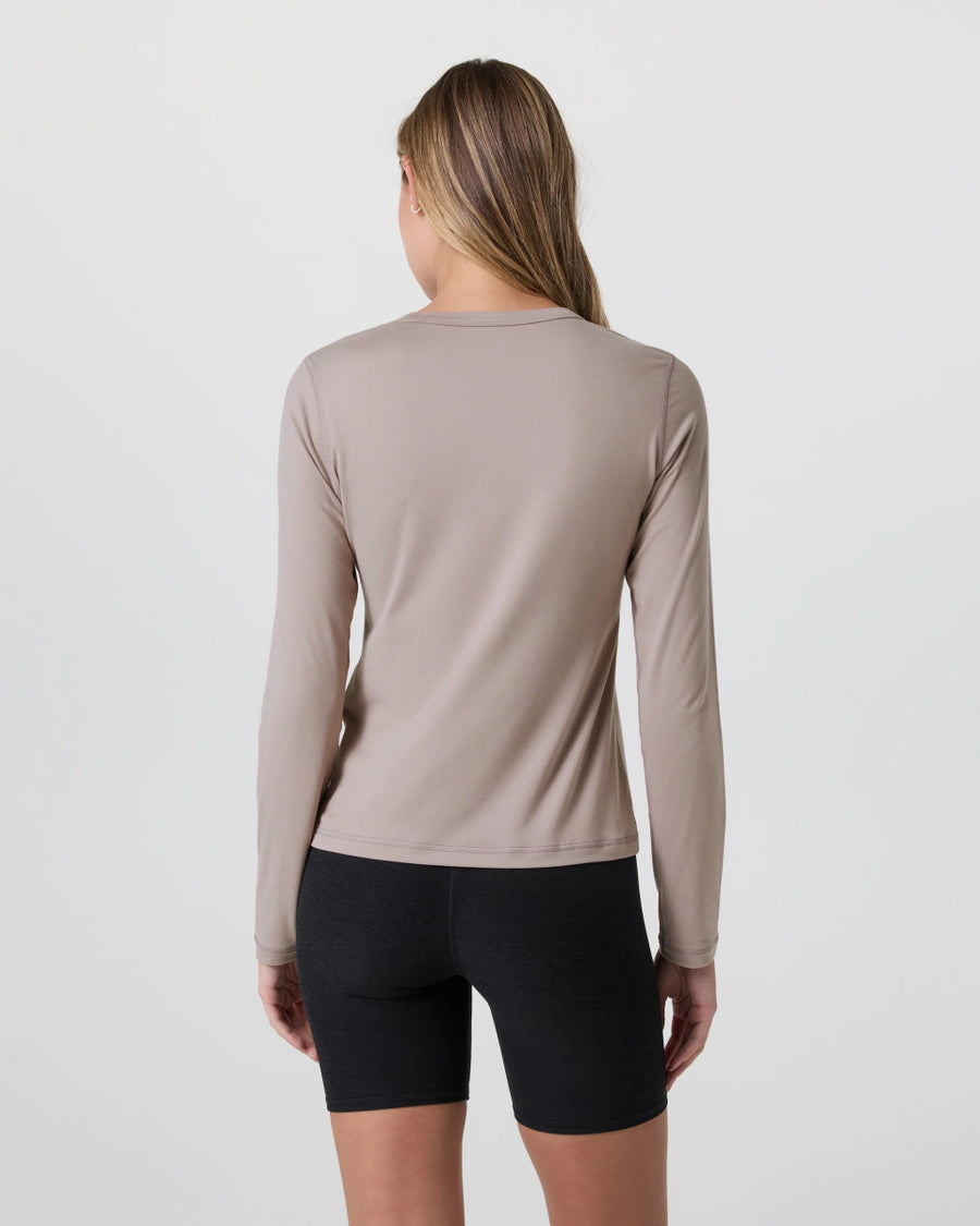 VW1227 L/S Lux Crew Tee - kc clothing