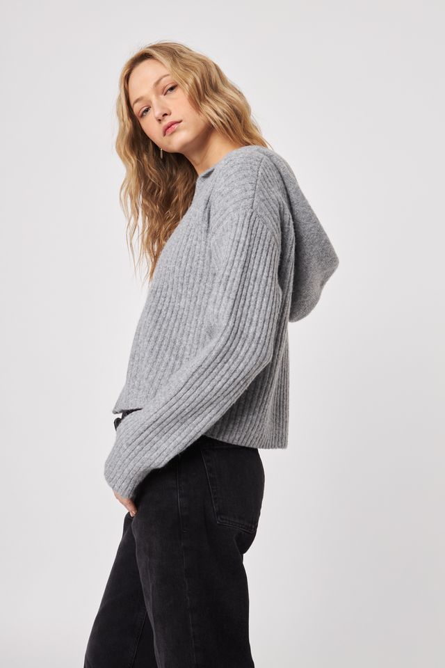 JJ585 Gavin Hooded Zip Cardigan