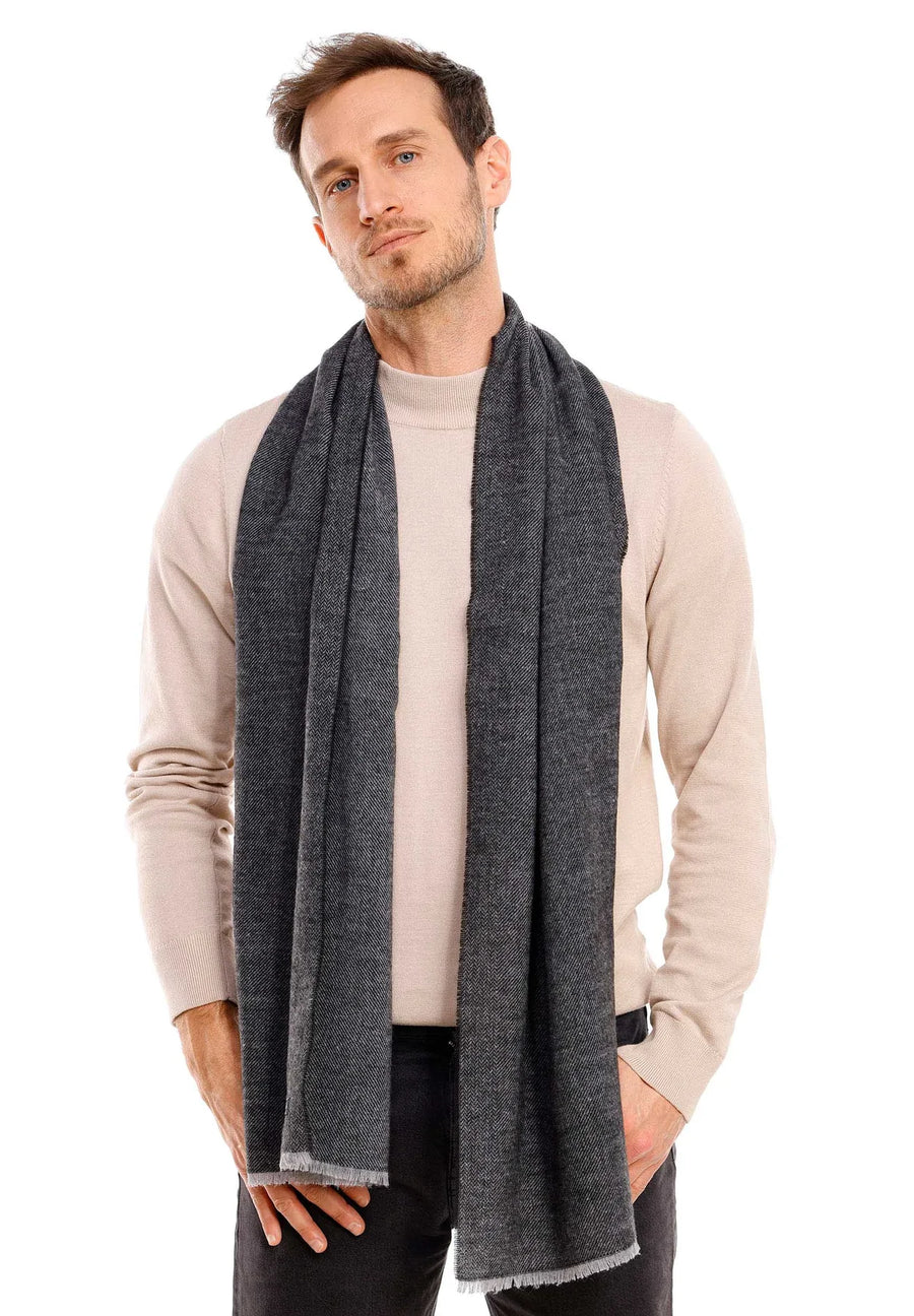 VF627407 Textured Solid Scarf