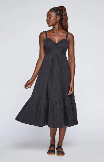 GFX2204-8576 Shae Long Dress With Ruffle Hem