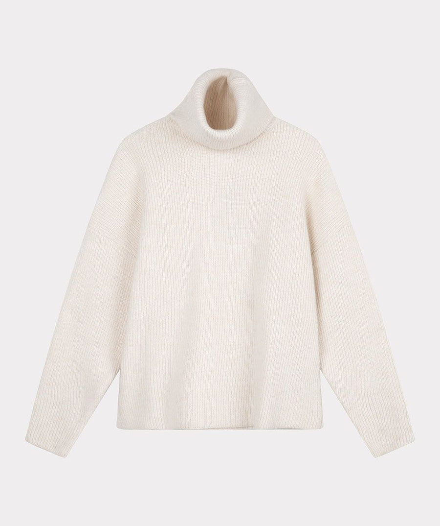 EQ07522 Sweater W/ Button Detail